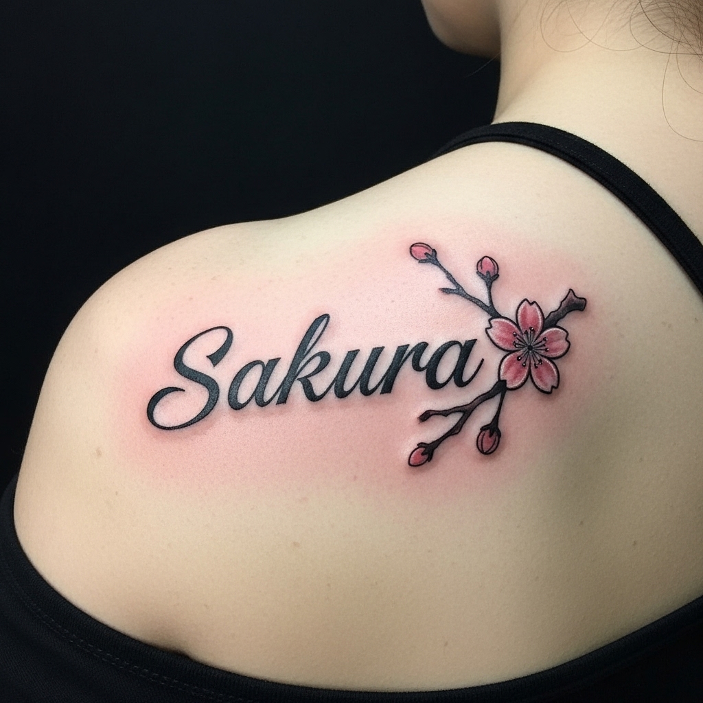 Custom name tattoo design examples and professional name tattoo artwork